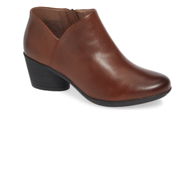 Dansko Raina Heeled Ankle Boot Brown Leather Women's 36 - Picture 3 of 11